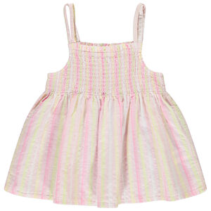 Αμάνικη τουνίκ με πολύχρωμες ρίγες για κορίτσι 