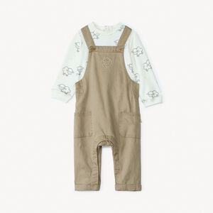 Σετ 2 τμχ. με σχέδιο πρόβατα για bebe αγόρι 