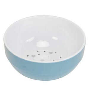 Μπολ από μελαμίνη με εκτύπωση καρδιών σε μπλε χρώμα 