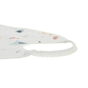 Αδιάβροχο σαλιάρα με τσέπη και ελαστικό γιακά με σχέδιο σαβάνας 