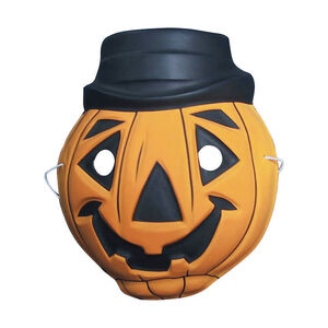 Μάσκα κολοκύθας για αποκριάτικη στολή με ελαστικό τυχαίο μοντέλο 