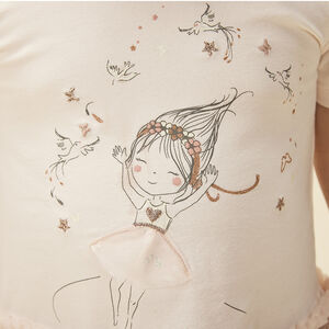 Φόρεμα με εφέ 2 σε 1 από τούλι με σχέδιο πεταλούδες για bebe κορίτσι 