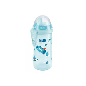 First Choice Kiddy Cup 12+ m Παγουράκι με Ρύγχος Μπλε Διαστημόπλοιο 300ml 