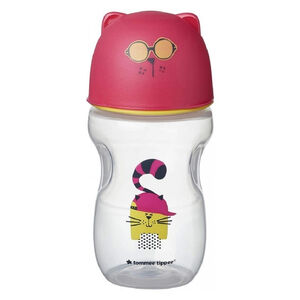 Παγουρι Με Μαλακο Στομιο Pink 300Ml 12M + TOMMEE TIPPEE 