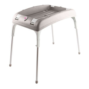 Προσαρμόσιμο στήριγμα μπανιέρας με αναδιπλούμενη αλλαξιέρα για εξοικονόμηση χώρου 