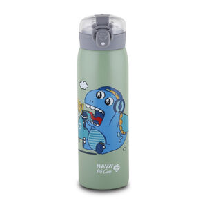 Θερμός Μπουκάλι Ανοξείδωτο We Care Πράσινο 500ml Nava 