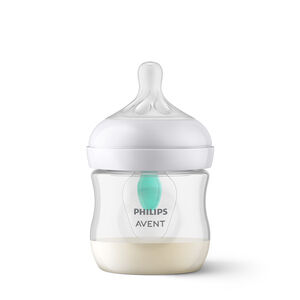 Μπιμπερό Natural Response AirFree Avent 125 ml με θηλή από μαλακό silicone ροής 2 για φυσικό θηλασμό από τη γέννηση 