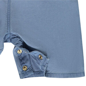 Κοντή σαλοπέτα με βολάν και πλεκτή ζώνη για bebe κορίτσι 