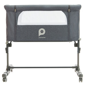 Κούνια cododo με ρόδες Bisoo γκρι 