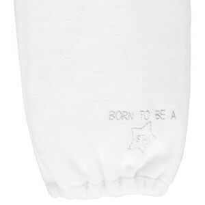 Βελούδινο παντελόνι με ελαστική μέση. 