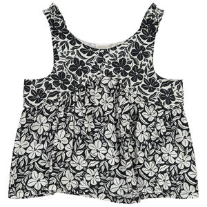 Τοπ με τιράντες και floral σχέδιο για κορίτσι 