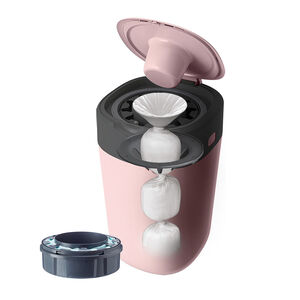 Κάδος απόρριψης πάνας Twist & Click Ροζ 