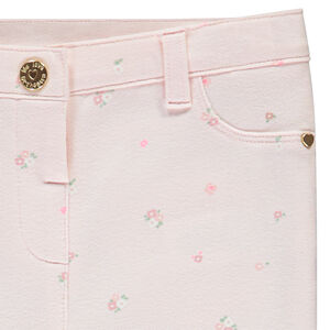 Jegging από molleton με σχέδιο για bebe κορίτσι 