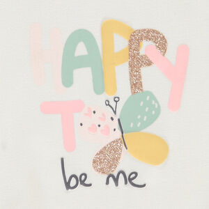 Σετ jogging oversized με εφέ color block για κορίτσι μωρό 