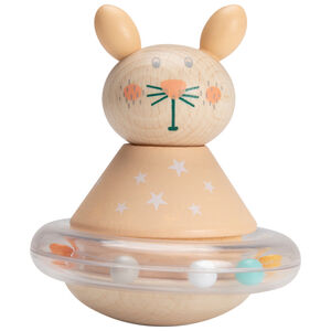 Κουδουνίστρα culbuto με μπίλιες - Πορτοκαλί λαγός 