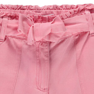 Σορτς paperbag με ζώνη για δέσιμο για κορίτσι 