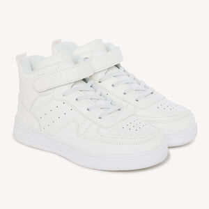 Αθλητικά παπούτσια ψηλά μονόχρωμα για αγόρι 