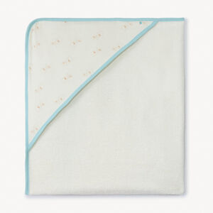 Κάπα μπάνιου από σφουγγάρι και βελουτέ με σχέδιο 