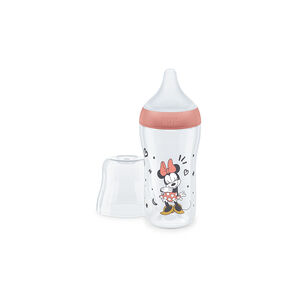 Μπιμπερό Perfect Match PP 260ml (Σιλ.) Minnie Μεγ.M Temp.Control Κόκκινο Nuk  