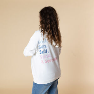 Φούτερ εγκυμοσύνης και θηλασμού με κουκούλα, σχέδιο και κέντημα 