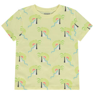 Κοντομάνικο μπλουζάκι με φαντεζί σχέδιο arty για αγόρι 