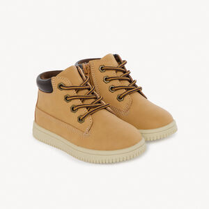 Μποτάκια με φερμουάρ σε στυλ πεζοπορίας για αγοράκι 