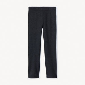 Πλεκτό κολάν με βελούδινη επένδυση και λάμψεις για κορίτσι 