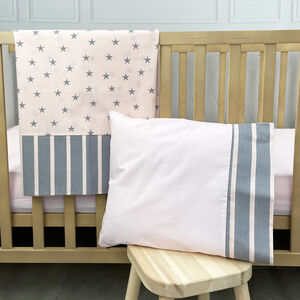 ABO Σετ Σεντόνια Κούνιας Little Princess Pink 3τμχ 