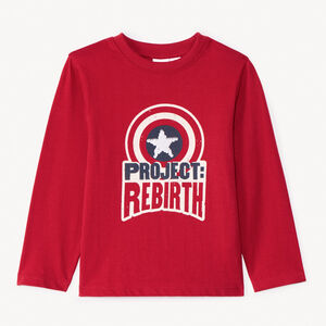 Μπλούζα με μακριά μανίκια και μαγικές παγιέτες για αγόρι 