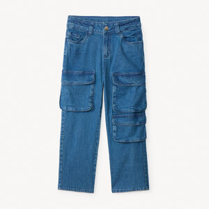 Jean large en denim avec poches style cargo pour garçon

Πλατύτερο jean από denim με τσέπες cargo για αγόρι 