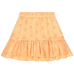 Φούστα με βολάν από δαντέλα broderie anglaise για κορίτσι 
