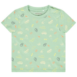 Κοντομάνικο μπλουζάκι με φαντεζί σχέδιο για bebe αγόρι 