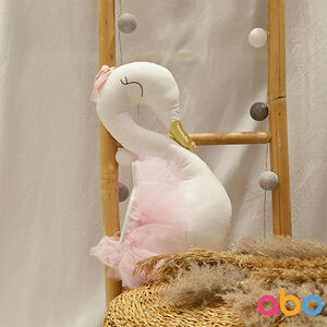 Διακοσμητικό κρεμαστό μαξιλάρι τοίχου κύκνος ABO 