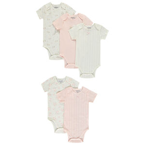 Σέτ από 5 κοντομάνικα φαντασίας μπόντι για κορίτσι με διαφορετικά ανοίγματα ανάλογα με την ηλικία 