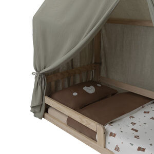 Υφασμάτινη βαμβακερή γάζα για κρεβάτι Premissori πράσινη 