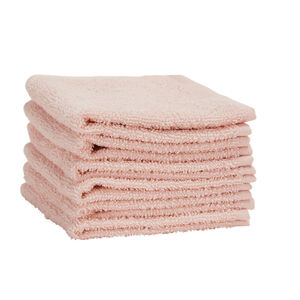 Σετ 6 πετσετών σφουγγαράκι 25 x 25 cm από βαμβακερό 