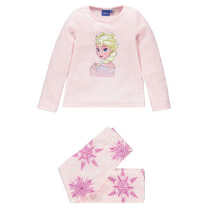 Μακριά πυτζάμα μικροφλις με σχέδιο Disney, η βασίλισσα των πάγων 