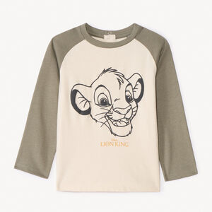 Μακρυμάνικη μπλούζα jersey με flock print Le Roi Lion Disney για μωρό αγόρι 