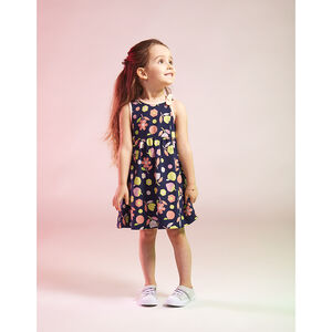 Αμάνικο φόρεμα με floral σχέδιο για bebe κορίτσι 