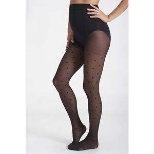 Λεπτό καλσόν εγκυμοσύνης με πουά 30 DEN 