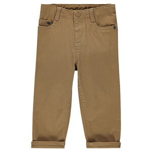 Pantalon en twill uni  