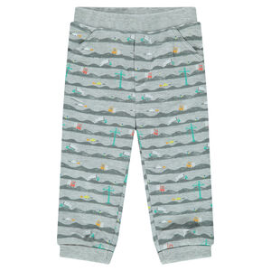 Παντελόνι φόρμας με διακοσμητικό σχέδιο 