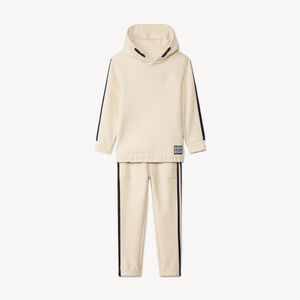 Σετ φόρμας molleton με ρίγες για αγόρι 