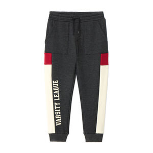 Φόρμα jogging από molleton contrecollé velours για αγόρι 