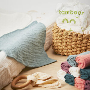 Σετ από 5 πετσέτες σε τετράγωνο 25 x 25 εκ. 