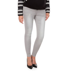 Φανελένιο τζιν με φθαρμένη όψη και φαρδιά φάσα 