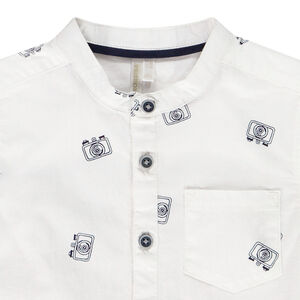Πουκάμισο κοντομάνικο Γιακάς mao για bebe αγόρι 