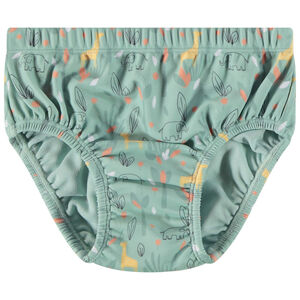 Πάνινη πάνα μπάνιου με σχέδιο ελεφάντων για μωρό αγόρι 