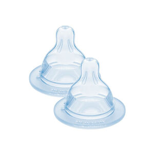 Θηλη Σιλικονη Με Πολυ Μικρη Ροη 0+Μ - 2Τεμ. MAM 