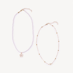 Σετ από 2 φαντεζί κολιέ για κορίτσι 